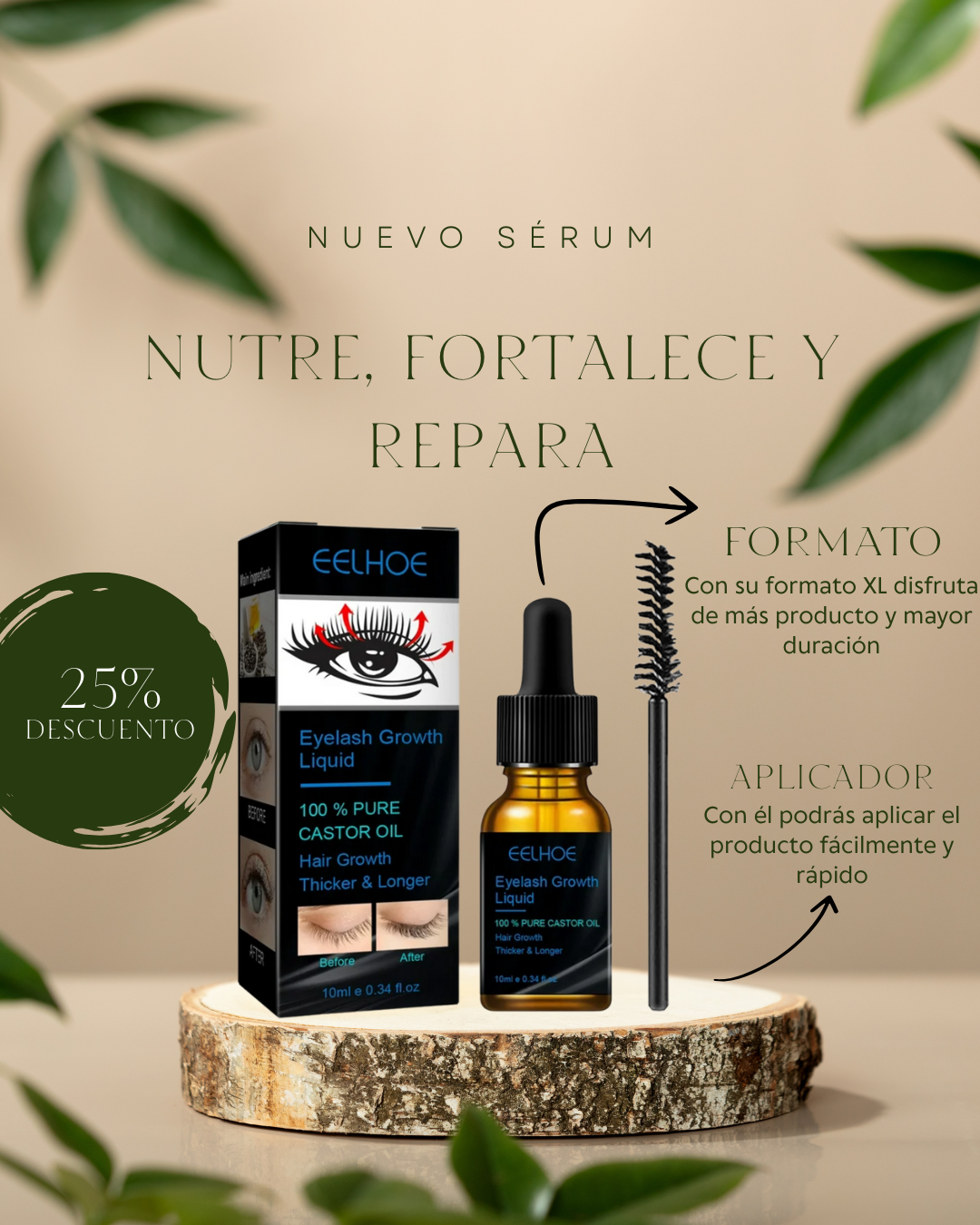 SÉRUM CRECIMIENTO NATURAL DE PESTAÑAS